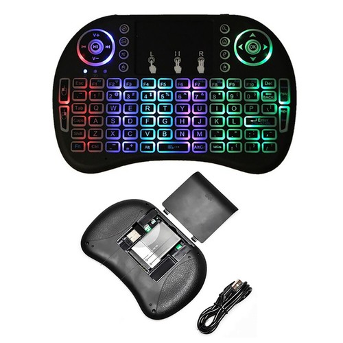 Mini Wireless Remote Keyboard for Smart TV Android Box i8 2.4GHz with Touchpad - Picture 11 of 15