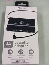 iHome Cassette Adapter Universal SmartPhone/MP3/CD Player 3.5mm Adapter RETRO