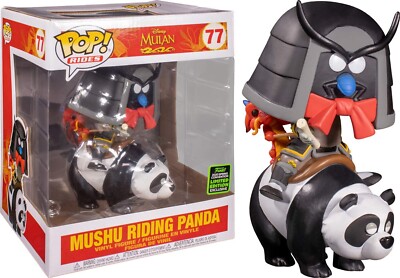 Funko Pop! Mushu Riding Panda - ECCC 2020 Spring Convention Exclusive