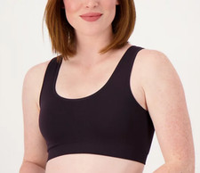 Anybody Scoop Neck Wirefree Lounge Bra with Removable Pads Large A557214 3086