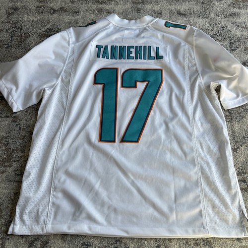 Nike NFL Miami Dolphins Jersey Men's Size L White Ryan Tannehill #17 READ - Picture 3 of 13