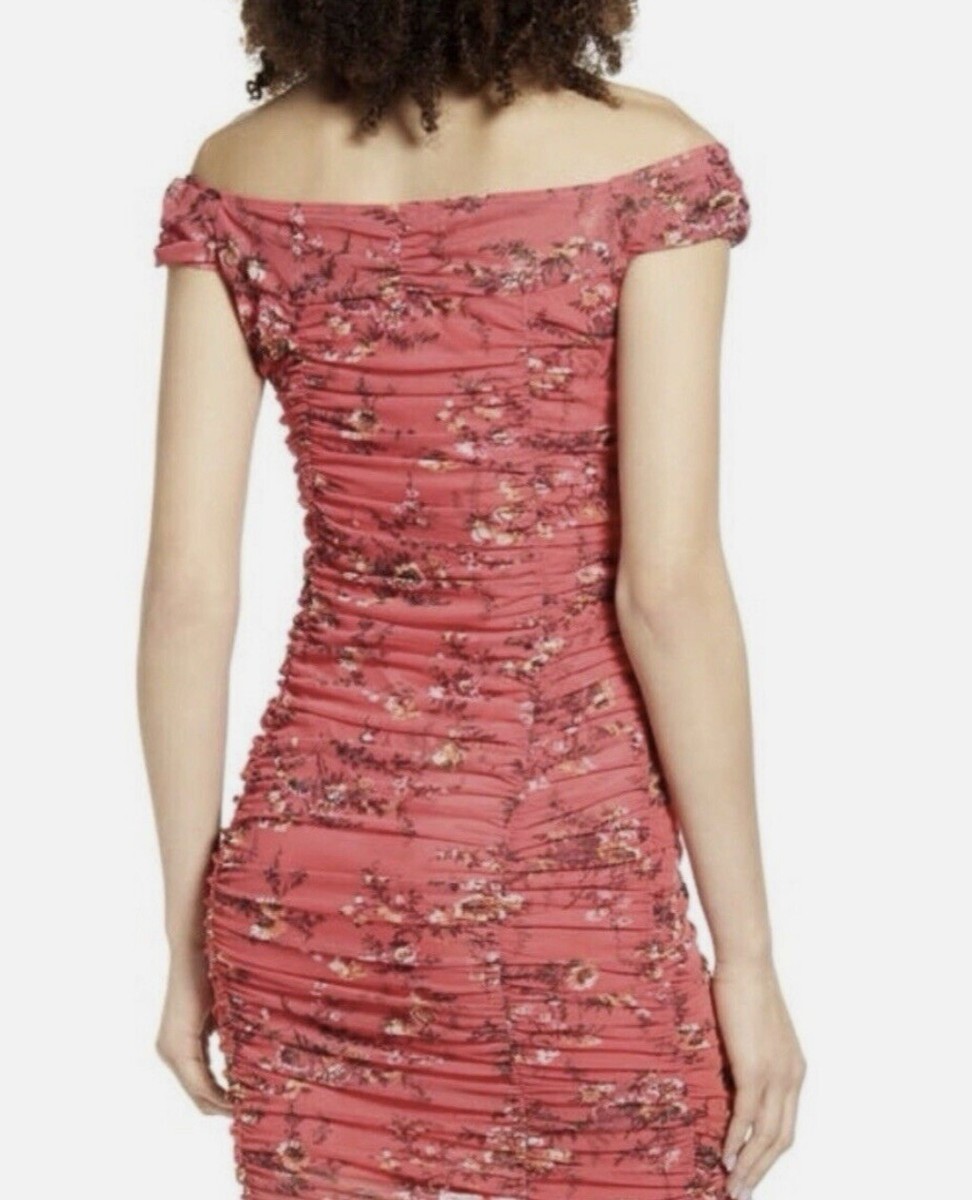 leith ruched sheath dress Leith Ruched Sheath Dress in Red Tannin at Nordstrom Rack, Size Medium