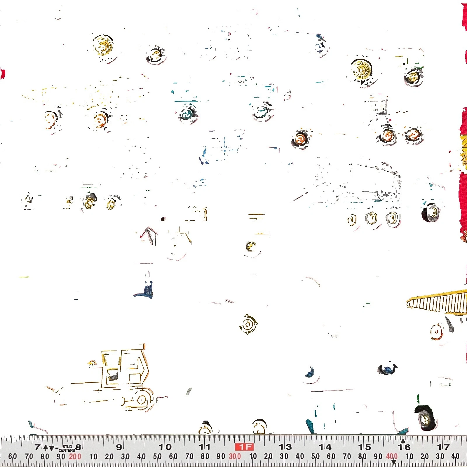 Cotton Vehículos/Transporte telas artesanales para Colchas de retazos