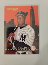 Bernie Williams Gold Press Proof 2/50 2004 Donruss Studio Baseball