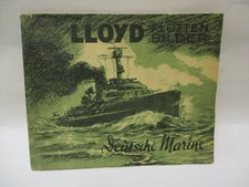 Lloyd Flotten Bilder - Klebebilder Album  - Deutsche Marine
