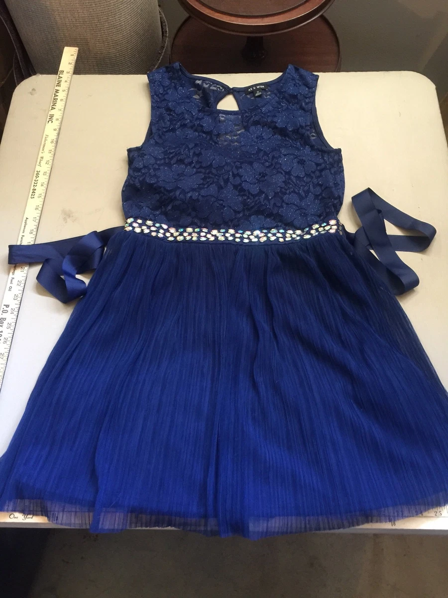Wish royal cheap blue dress