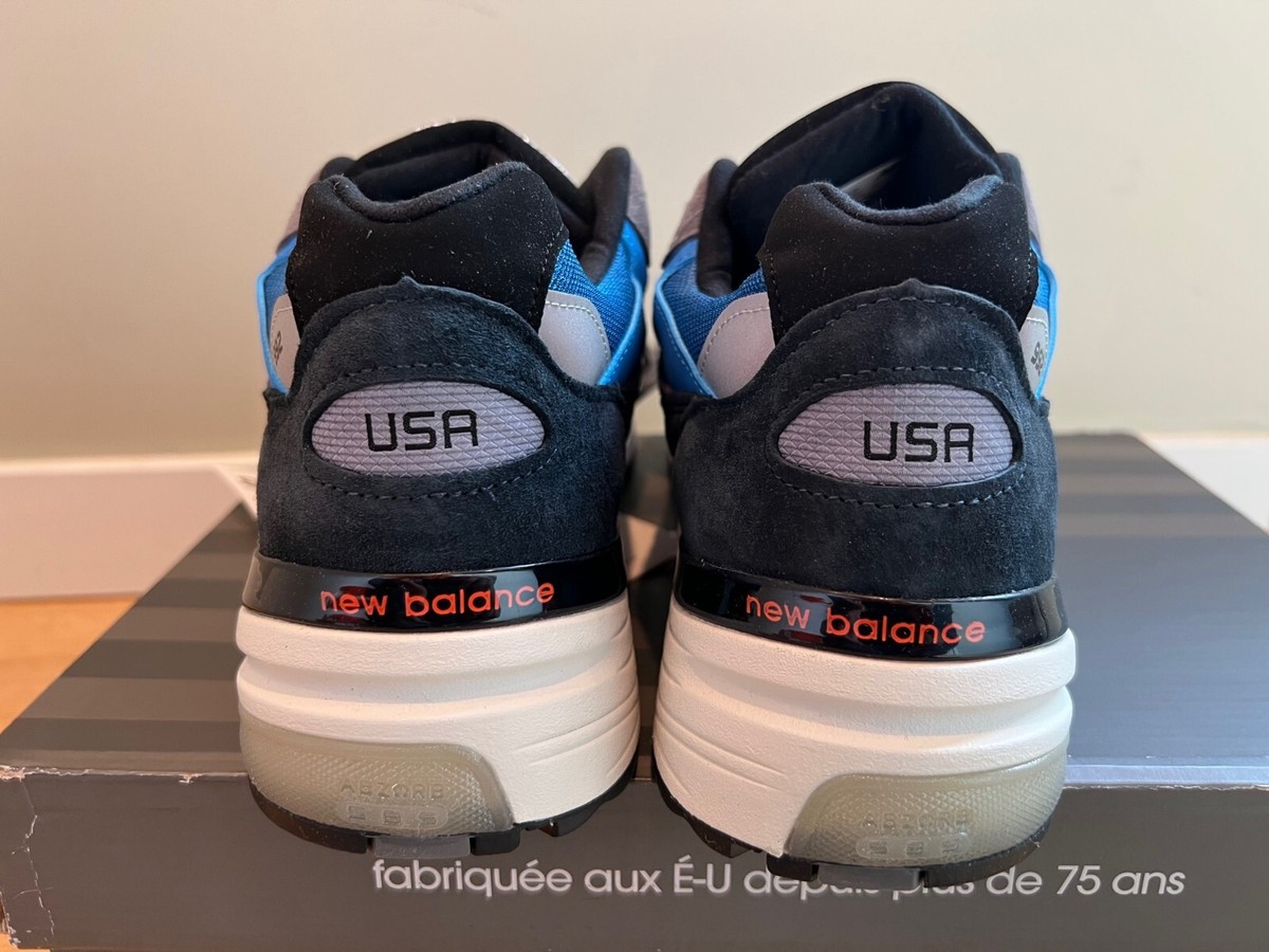 New Balance 992 Grey Black Blue M992CP Made in USA size 13 D