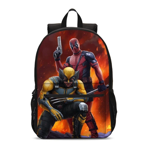 Deadpool Students Backpack, School Shoulder Bag, Back To School Gift