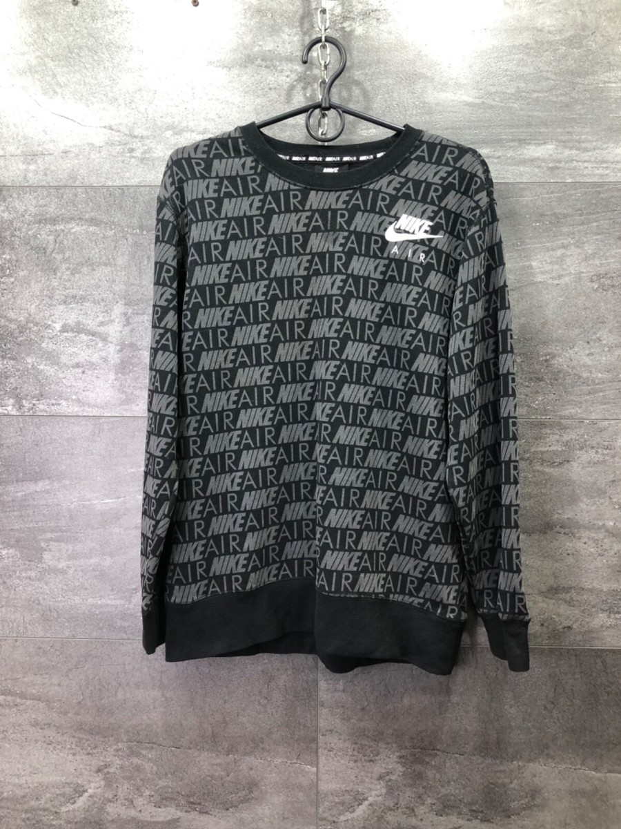 Nike Sportswear Air Crew All Over Print Womens Sweatshirt Size S