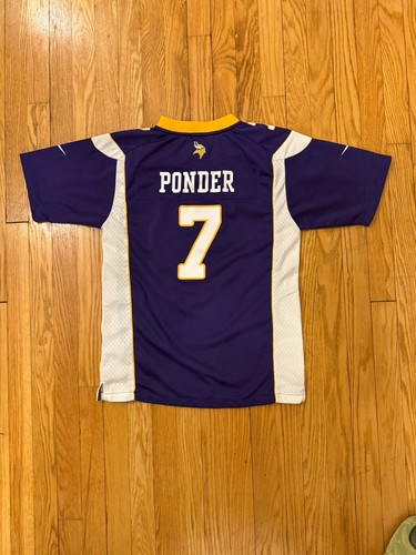 Christian Ponder #7 Minnesota Vikings Nike NFL Football Jersey (Youth Large) - Picture 5 of 6