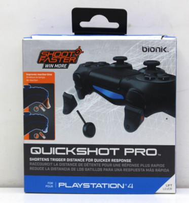 Bionik Quickshot Pro for PlayStation 4 PS4. NEW, OPEN BOX.