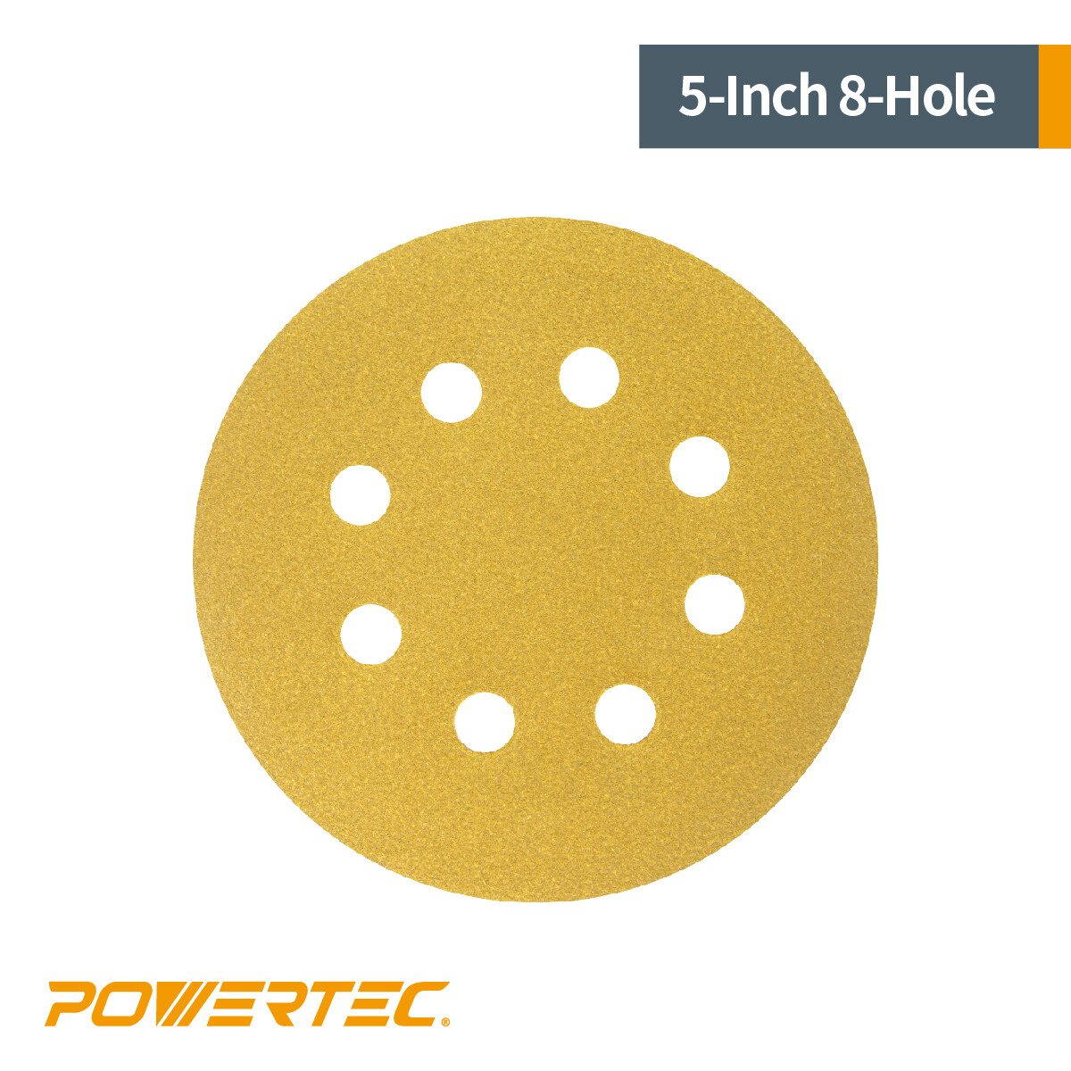 BENCHMARK 5" 150 Grit Zirconium Ceramic Hook & Loop Sanding Discs, With - View #2
