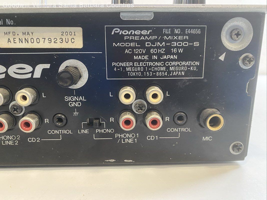 Pioneer DJ Mixer DJM-300-S - Parts or Repair | eBay