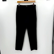 Ralph Lauren Black Label Flat Front Dress Pants - Black - 8