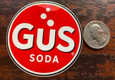 Gus Grown-Up Soda Co. STICKER - Craft Soda - Cane Sugar - American Soda Pop USA