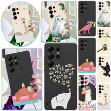 Silicone Anti-shock Animals Case For Samsung A56 A26 A41 S24 Plus S25 Edge Cover