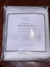 Pottery Barn Teen Essential Mattress Pad Cover White Full NWT 