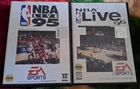 NBA Live 95 & 96 (Sega Genesis, 1994 & 1995). 2 Video Game Bundle In Boxes!