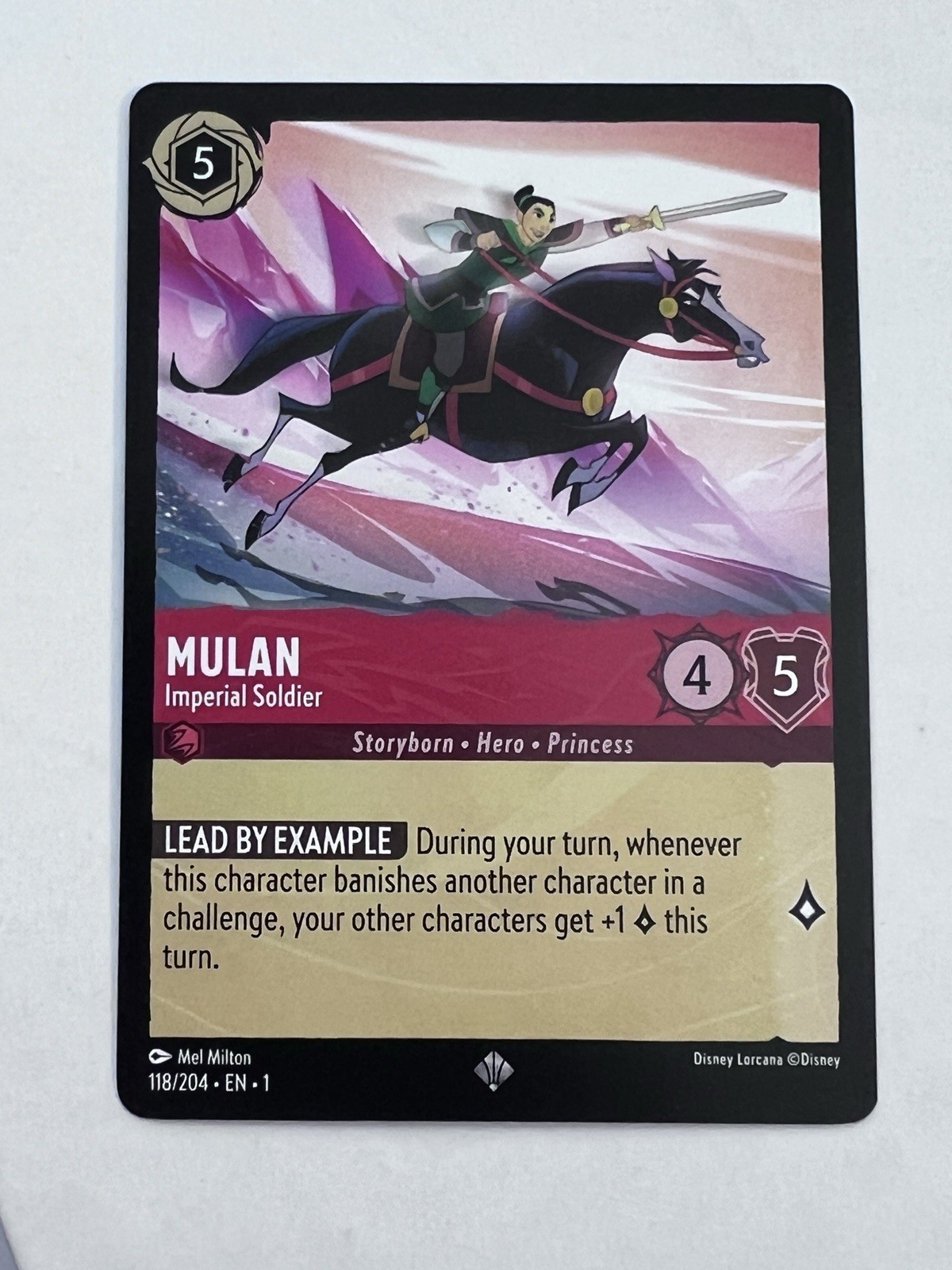 Mulan - Imperial Soldier | Disney Lorcana The First Chapter | 118/204 | NM