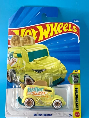 HOT WHEELS 2026 ROLLER TOASTER BUTTER 39/250 JJJ10 EXPERIMOTORS R