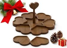 Charcuterie Board and Serving Set, Heart Shaped Christmas Funny Charcuterie B...