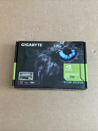 Nueva Tarjeta Gráfica GIGABYTE GeForce GT 710 2GB DDR5 GV-N710D5-2GIL