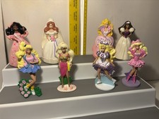McDonalds Vintage 1991 Barbies - Complete Set of 8 Happy Meal Toys