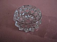 FOSTORIA AMERICAN PATTERN GLASS OPEN SALT CELLAR, c1910