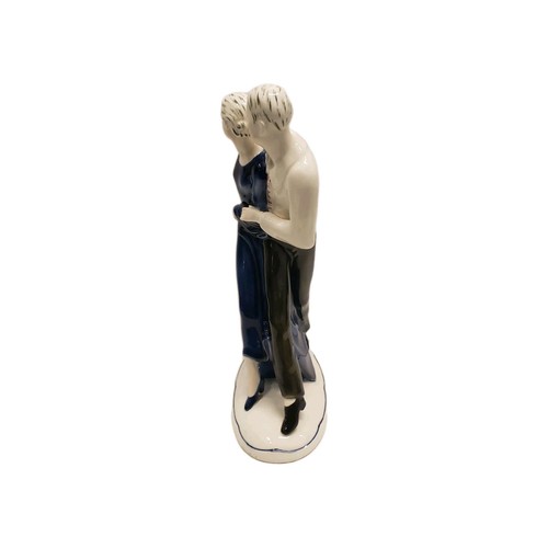 KATZHUTTE ART DECO PORCELAIN FIGURINE DANCING COUPLE C.1930'S GOLDSCHEIDER ERA - Picture 12 of 20