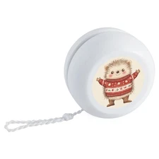 'Cute Christmas Hedgehog' Retro Style Yo-Yo (YY00047128)