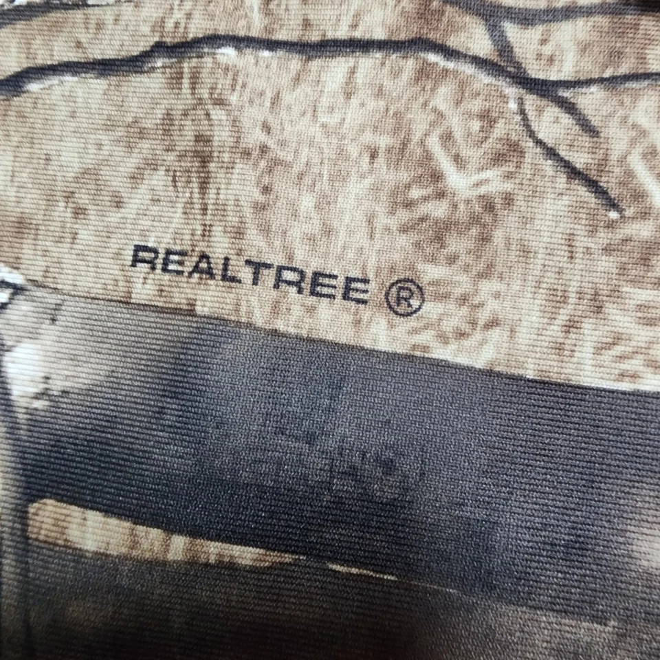 Under Armour ColdGear Compression Shirt Small Realtree Camo Scent Control Huntin - Image 4 of 4