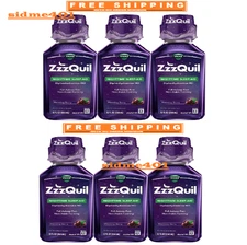 ZzzQuil Nighttime Sleep-Aid Liquid, Berry, 12 fl. oz., 6 pk.