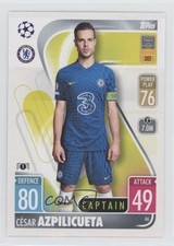 2021-22 Topps Match Attax UCL Captain Cesar Azpilicueta #66 2d8