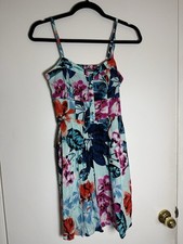 Express Dress Womens Small Floral Strappy Sundress Size XS