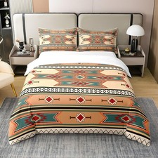 100 Cotton Exotic Duvet Cover King Tribal Bedding Set American Southwest