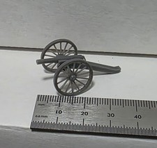 One HO 1/87 American Civil War 3 Inch Ordnance Rifled Cannon, unpainted resin