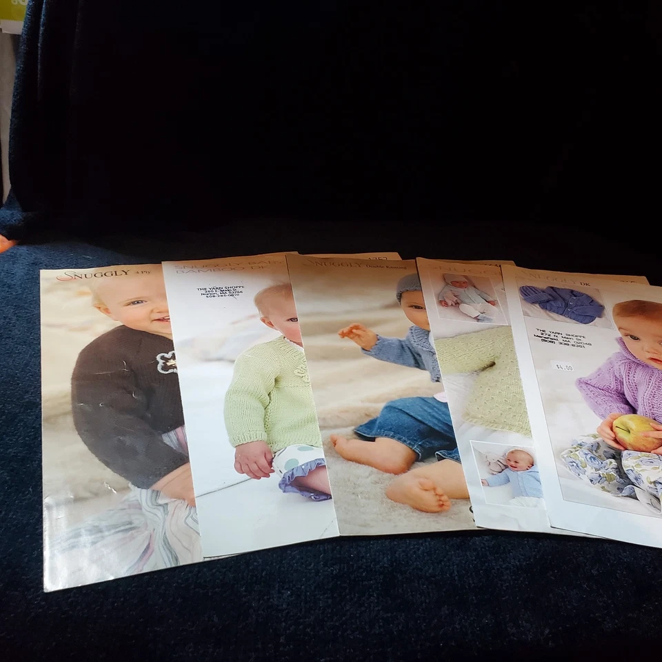 Sirdar Knitting Books Snuggly DK Yarn Premature Baby to 7 yr Old Child LOT of 5 - Image 4 of 4