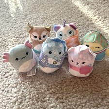 Squishville Mini Squishmallows Stuffed Plush Set Of 6