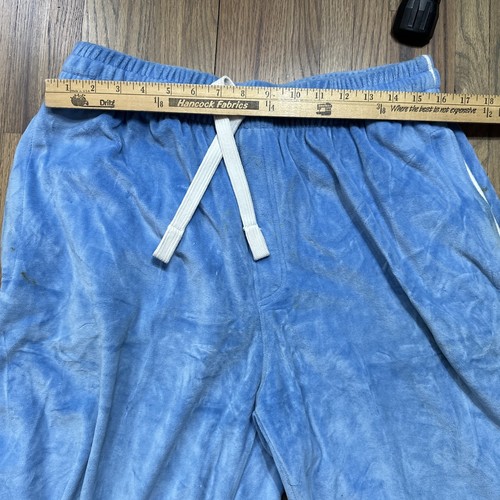 Vintage Men’s XL South Pole Blue Velour Track Suit Hip Hop Retro Streetwear - Picture 18 of 22