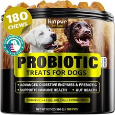 Probiotics Chews for Dogs w/Digestive Enzymes - Dog Probiotics to Support Gut...