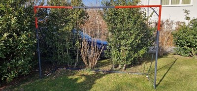 fußballtor 300 x 200 Kipsta schwarz/rot