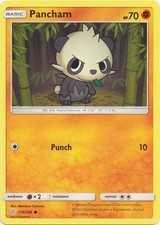 Pancham - 119/236 - Common (Near Mint) Cosmic Eclipse - Fighting Pokémon