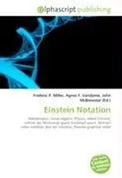 Frederic P. Miller (U. A.) | Einstein Notation | Taschenbuch | Englisch (2026)