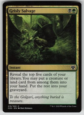 Grisly Salvage Normal C Commander 2020 215 NM