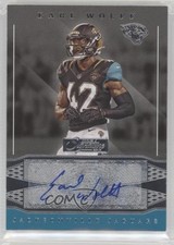 2016 Panini Donruss Signature Series Earl Wolff #37 Auto 2m4