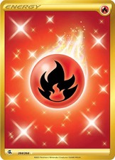 Holofoil - Fire Energy (Secret) - 284/264 / NM / English Pokemon TCG