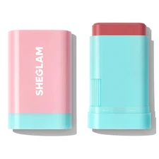 Glass Glow Blush Stick Cream for Cheek and Lip, Waterproof Hydrating Tinted Soli