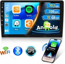 2+32G Apple Carplay10" Android 13.0 WiFi 2 Din HD SWC GPS Navi Car Stereo Radio