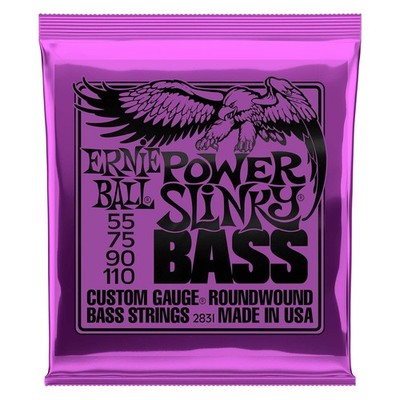 Ernie Ball Power Slinky Nickel Wound Bass Strings 55~110 Gauge P02831