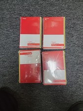 X12 Staples 1-Subject Notebooks 5"x7.75" College Ruled 80 Sheets Assorted Colors